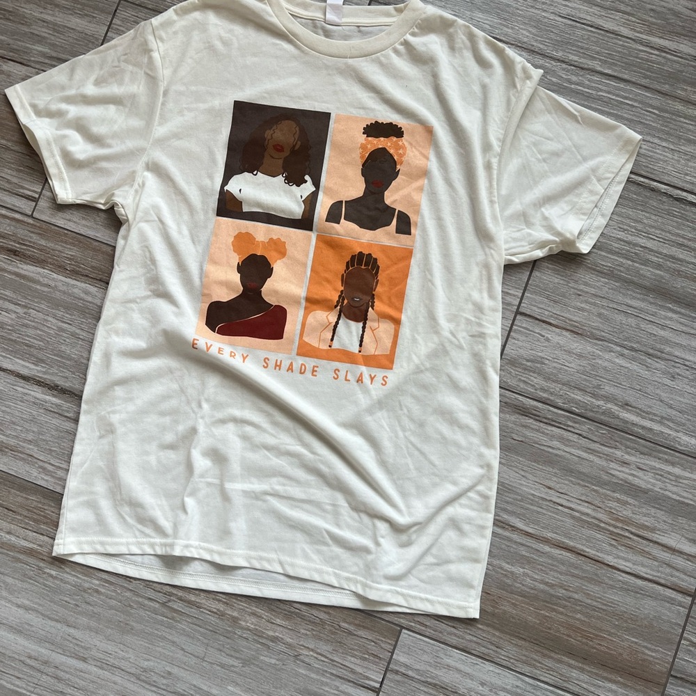Graphic Short Sleeve Tee - Cream